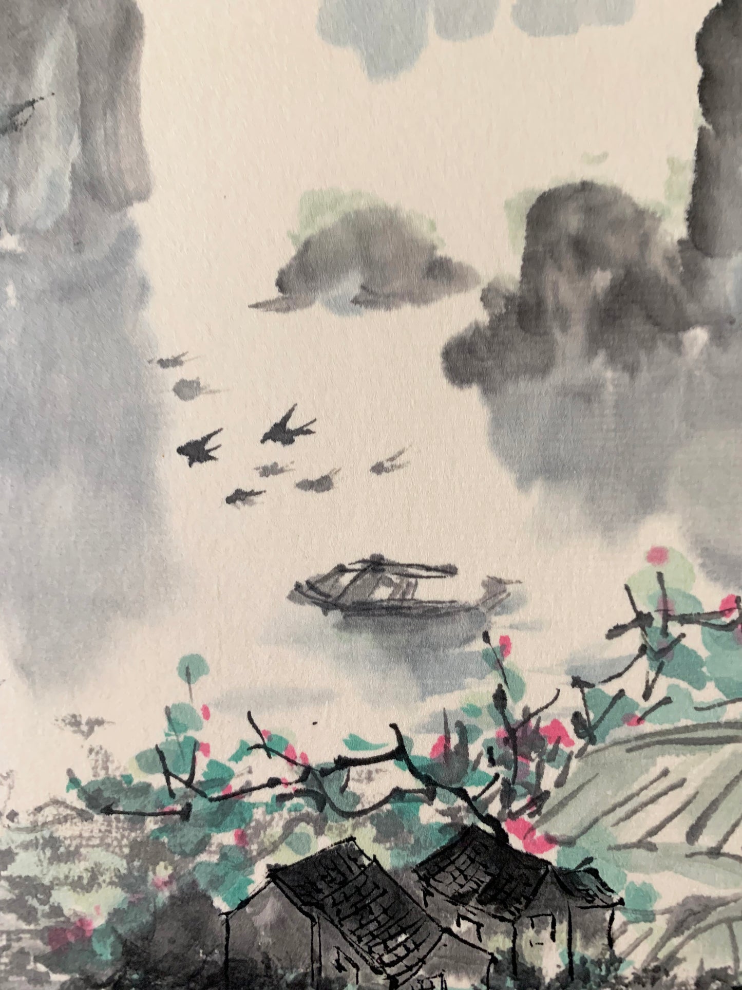 Lijiang Landscape Original Chinese Ink Painting