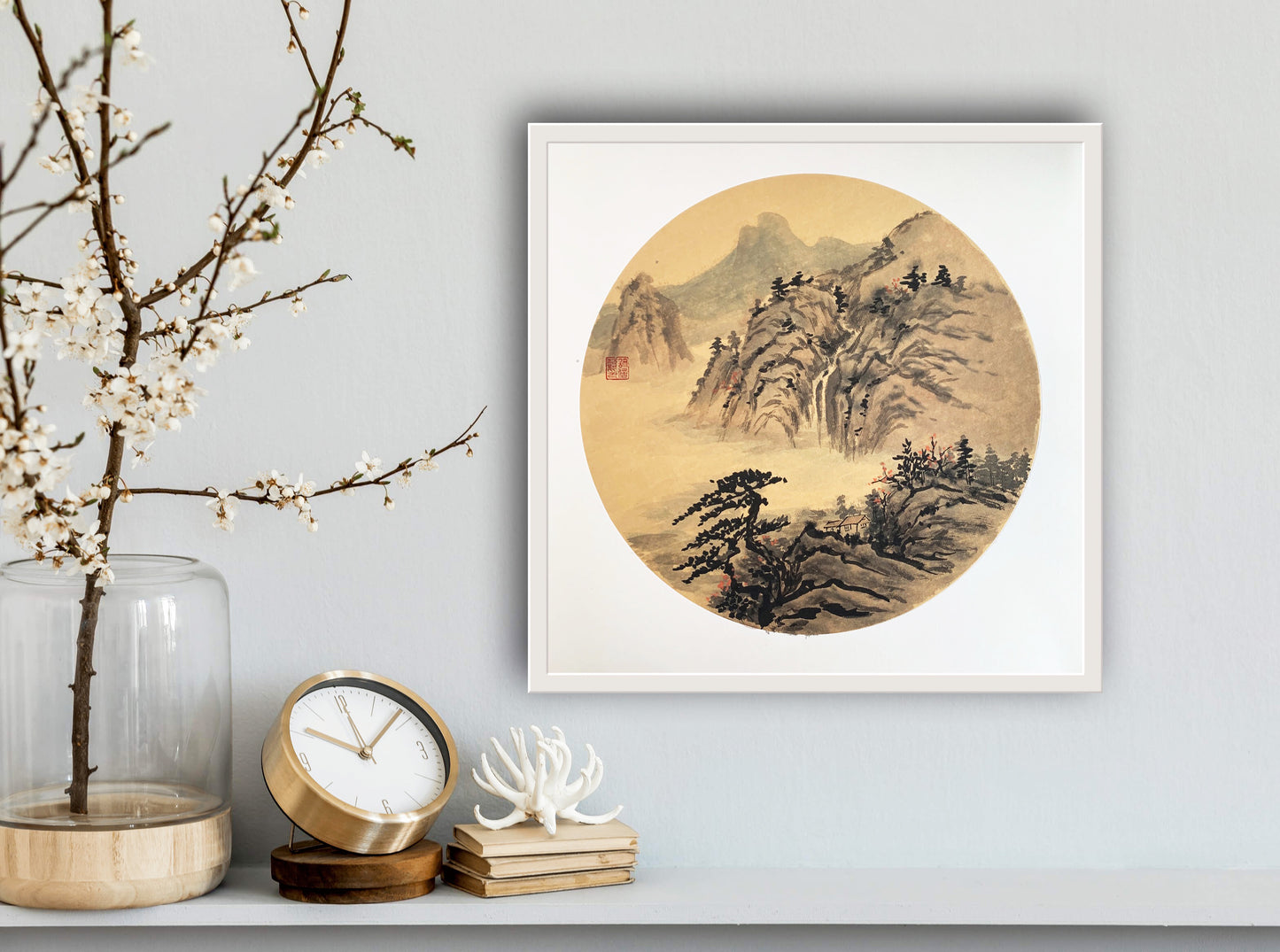 Antique Style Landscape Painting Original China Art